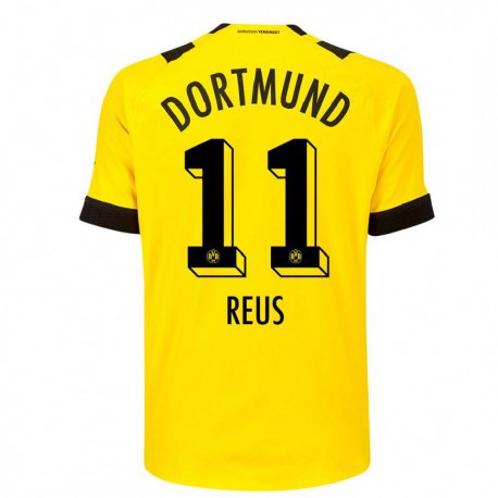 Kandiny Ženy Marco Reus #11 Žltá Dresy Hazai Csapatmez 2022/23 Triĭká