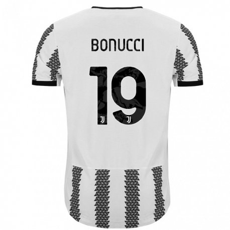 Kandiny Ženy Leonardo Bonucci #19 Biely Čierny Dresy Hazai Csapatmez 2022/23 Triĭká