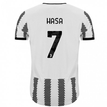 Kandiny Ženy Luis Hasa #7 Biely Čierny Dresy Hazai Csapatmez 2022/23 Triĭká