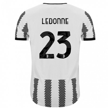 Kandiny Ženy Nicolo Ledonne #23 Biely Čierny Dresy Hazai Csapatmez 2022/23 Triĭká