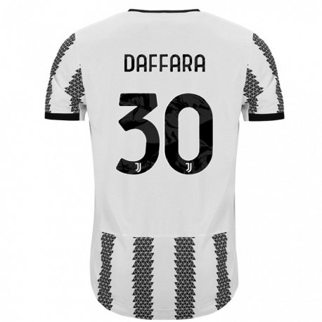 Kandiny Ženy Giovanni Daffara #30 Biely Čierny Dresy Hazai Csapatmez 2022/23 Triĭká