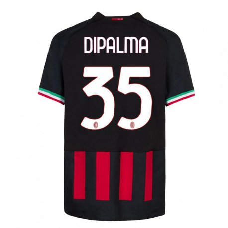 Kandiny Ženy Matteo Dipalma #35 Čierna Červená Dresy Hazai Csapatmez 2022/23 Triĭká