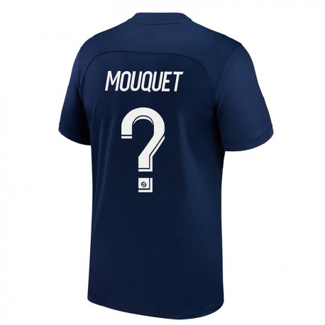 Kandiny Ženy Louis Mouquet #0 Tmavámodrá Červená Dresy Hazai Csapatmez 2022/23 Triĭká