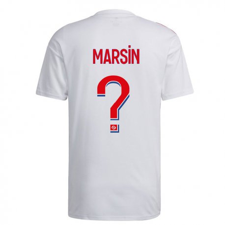 Kandiny Ženy Antonin Marsin #0 Biela Modrá Červená Dresy Hazai Csapatmez 2022/23 Triĭká