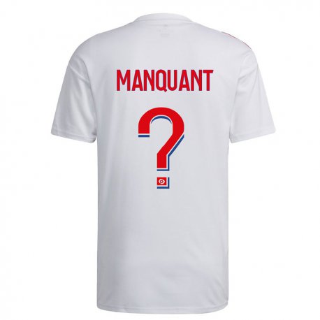 Kandiny Ženy Joris Manquant #0 Biela Modrá Červená Dresy Hazai Csapatmez 2022/23 Triĭká