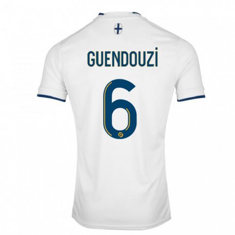 Kandiny Ženy Matteo Guendouzi #6 Biely Zafír Dresy Hazai Csapatmez 2022/23 Triĭká