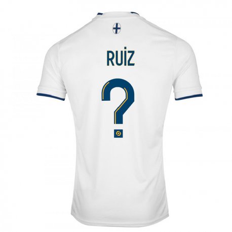 Kandiny Ženy Pedro Ruiz #0 Biely Zafír Dresy Hazai Csapatmez 2022/23 Triĭká