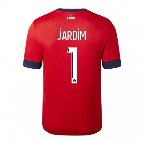 Kandiny Ženy Leo Jardim #1 Červené Cukrové Jablko Dresy Hazai Csapatmez 2022/23 Triĭká