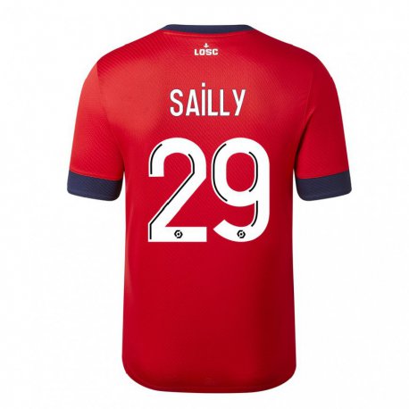 Kandiny Ženy Charlotte Sailly #29 Červené Cukrové Jablko Dresy Hazai Csapatmez 2022/23 Triĭká
