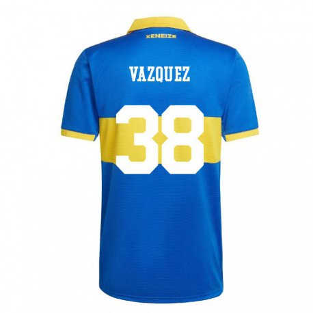 Kandiny Ženy Luis Vazquez #38 Olympijská Žltá Dresy Hazai Csapatmez 2022/23 Triĭká