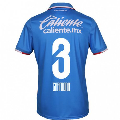 Kandiny Ženy Edith Carmona #3 Azúrovo Modrá Dresy Hazai Csapatmez 2022/23 Triĭká
