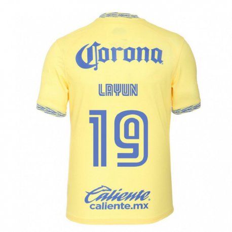 Kandiny Ženy Miguel Layun #19 Citrónová Žltá Dresy Hazai Csapatmez 2022/23 Triĭká