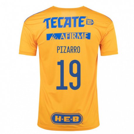 Kandiny Ženy Guido Pizarro #19 Čmeliak Žltý Dresy Hazai Csapatmez 2022/23 Triĭká