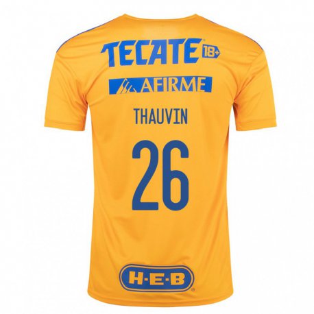 Kandiny Ženy Florian Thauvin #26 Čmeliak Žltý Dresy Hazai Csapatmez 2022/23 Triĭká