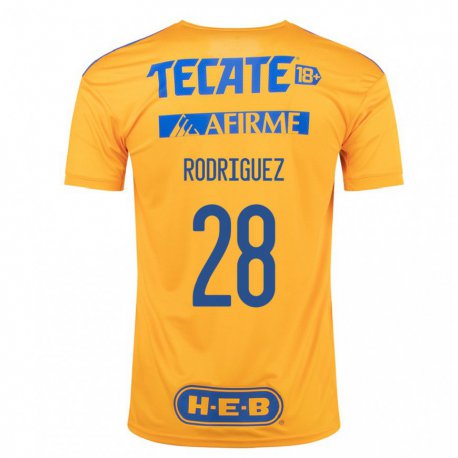 Kandiny Ženy Luis Rodriguez #28 Čmeliak Žltý Dresy Hazai Csapatmez 2022/23 Triĭká