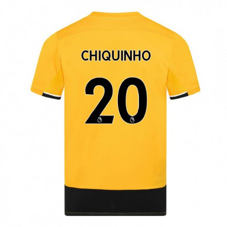 Kandiny Ženy Chiquinho #20 Žltá Čierna Dresy Hazai Csapatmez 2022/23 Triĭká