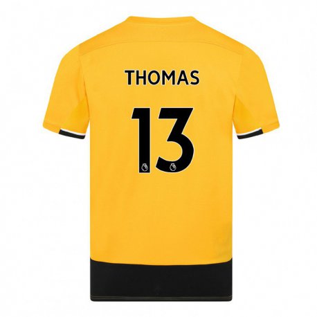 Kandiny Ženy Bec Thomas #13 Žltá Čierna Dresy Hazai Csapatmez 2022/23 Triĭká