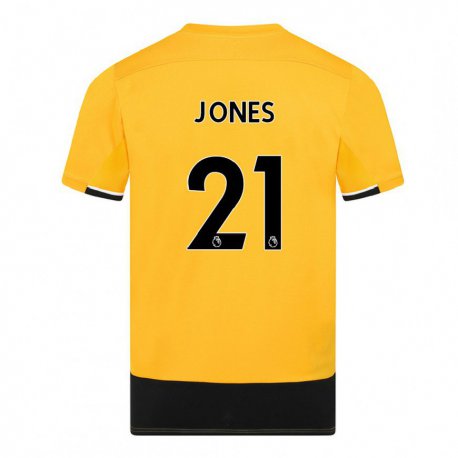 Kandiny Ženy Mackenzie Haydn Jones #21 Žltá Čierna Dresy Hazai Csapatmez 2022/23 Triĭká