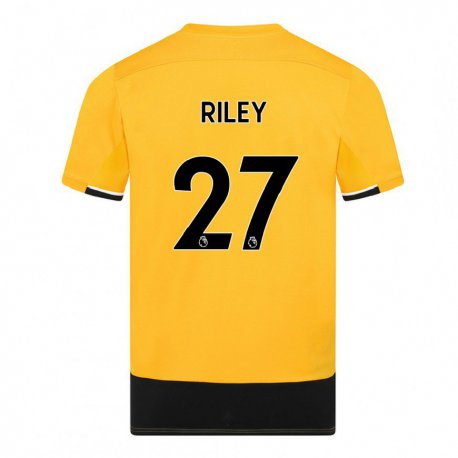 Kandiny Ženy Lauren Riley #27 Žltá Čierna Dresy Hazai Csapatmez 2022/23 Triĭká