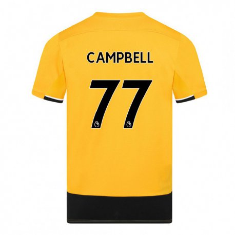Kandiny Ženy Chem Campbell #77 Žltá Čierna Dresy Hazai Csapatmez 2022/23 Triĭká