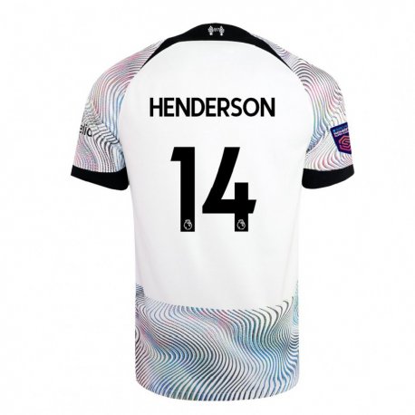 Kandiny Ženy Henderson #14 Biela Farebná Dresy Idegenbeli Csapatmez 2022/23 Triĭká