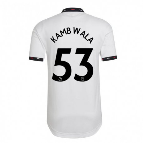 Kandiny Ženy Willy Kambwala #53 Biely Dresy Idegenbeli Csapatmez 2022/23 Triĭká
