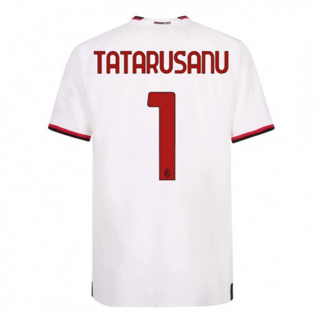 Kandiny Ženy Ciprian Tatarusanu #1 Biela Červená Dresy Idegenbeli Csapatmez 2022/23 Triĭká