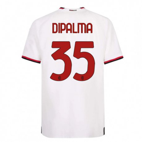 Kandiny Ženy Matteo Dipalma #35 Biela Červená Dresy Idegenbeli Csapatmez 2022/23 Triĭká