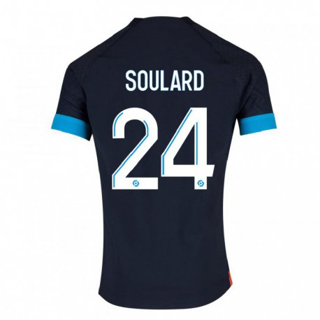 Kandiny Ženy Amandine Soulard #24 Čierna Olympijská Dresy Idegenbeli Csapatmez 2022/23 Triĭká