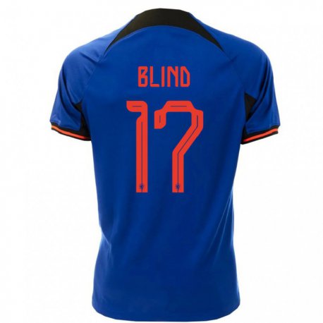 Kandiny Deti Holandské Daley Blind #17 Kráľovská Modrá Dresy Idegenbeli Csapatmez 22-24 Triĭká