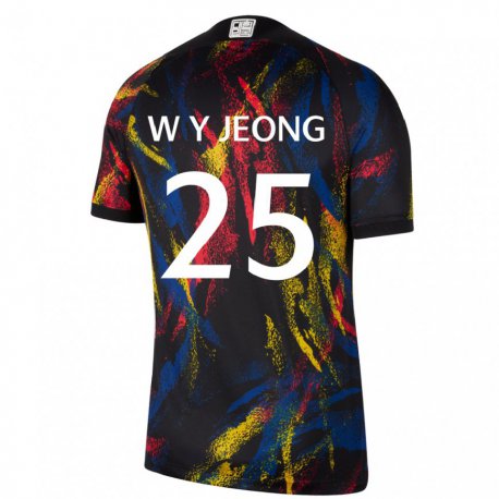 Kandiny Deti Juhokórejské Woo-yeong Jeong #25 Viacfarebné Dresy Idegenbeli Csapatmez 22-24 Triĭká