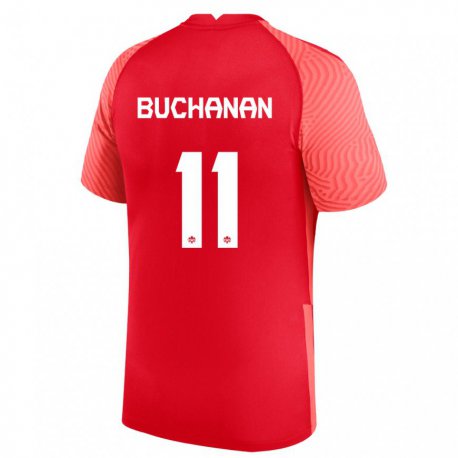 Kandiny Muži Kanadské Tajon Buchanan #11 Červená Dresy Hazai Csapatmez 22-24 Triĭká