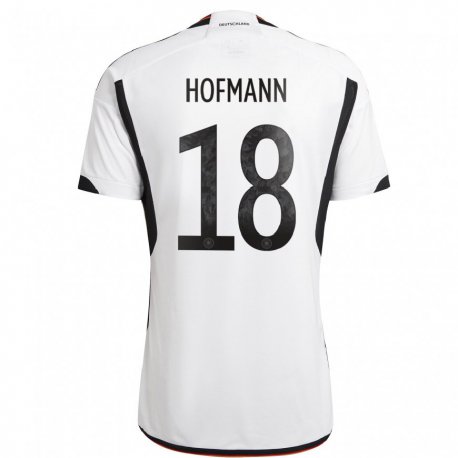 Kandiny Muži Nemecké Jonas Hofmann #18 Biely čierny Dresy Hazai Csapatmez 22-24 Triĭká