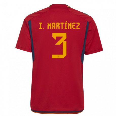 Kandiny Muži Španielske Inigo Martinez #3 Červená Dresy Hazai Csapatmez 22-24 Triĭká