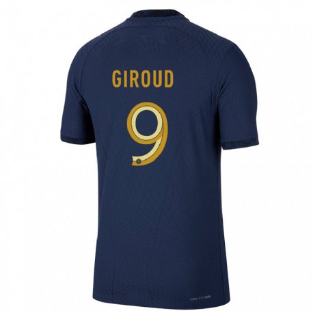 Kandiny Ženy Francúzske Olivier Giroud #9 Námornícka Modrá Dresy Hazai Csapatmez 22-24 Triĭká