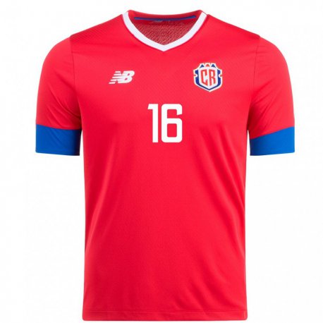 Kandiny Ženy Kostarické Aaron Suarez #16 Červená Dresy Hazai Csapatmez 22-24 Triĭká