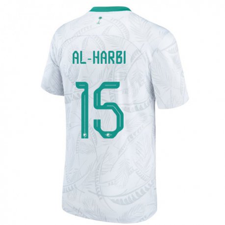 Kandiny Deti Saudskoarabské Mashael Al Harbi #15 Biely Dresy Hazai Csapatmez 22-24 Triĭká