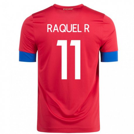 Kandiny Deti Kostarické Raquel Rodriguez #11 Červená Dresy Hazai Csapatmez 22-24 Triĭká