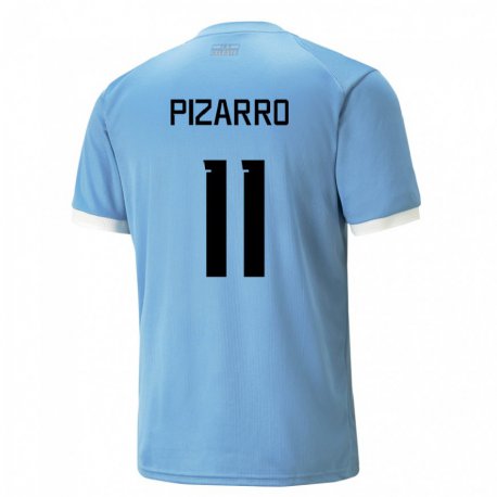 Kandiny Muži Uruguajské Esperanza Pizarro #11 Modrá Dresy Hazai Csapatmez 22-24 Triĭká