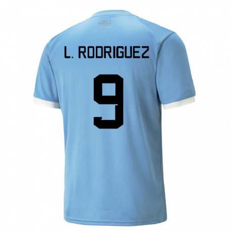 Kandiny Muži Uruguajské Luciano Rodriguez #9 Modrá Dresy Hazai Csapatmez 22-24 Triĭká