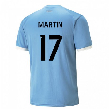 Kandiny Muži Uruguajské Juan Martin #17 Modrá Dresy Hazai Csapatmez 22-24 Triĭká