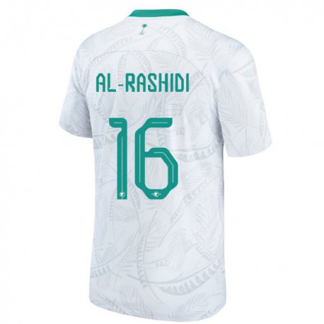 Kandiny Muži Saudskoarabské Mohammed Al Rashidi #16 Biely Dresy Hazai Csapatmez 22-24 Triĭká