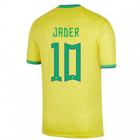 Kandiny Muži Brazílske Jader #10 žltá Dresy Hazai Csapatmez 22-24 Triĭká