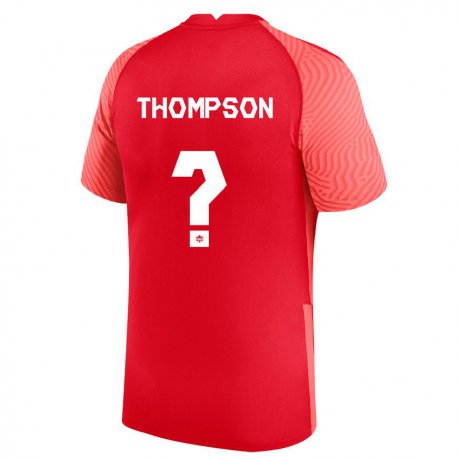 Kandiny Muži Kanadské Kosi Thompson #0 Červená Dresy Hazai Csapatmez 22-24 Triĭká