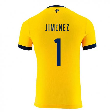 Kandiny Muži Ekvádorské Tony Jimenez #1 žltá Dresy Hazai Csapatmez 22-24 Triĭká