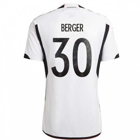 Kandiny Muži Nemecké Ann Katrin Berger #30 Biely čierny Dresy Hazai Csapatmez 22-24 Triĭká
