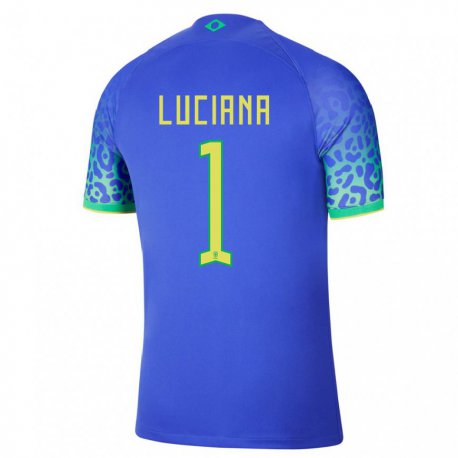 Kandiny Muži Brazílske Luciana #1 Modrá Dresy Idegenbeli Csapatmez 22-24 Triĭká