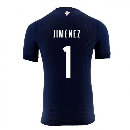 Kandiny Muži Ekvádorské Tony Jimenez #1 Námornícka Modrá Dresy Idegenbeli Csapatmez 22-24 Triĭká
