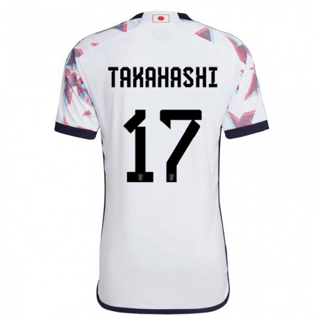 Kandiny Ženy Japonské Hana Takahashi #17 Biely Dresy Idegenbeli Csapatmez 22-24 Triĭká