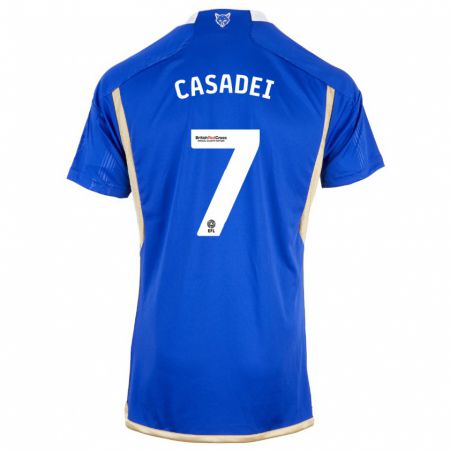 Kandiny Deti Cesare Casadei #7 Modrá Dresy Hazai Csapatmez 2023/24 Triĭká